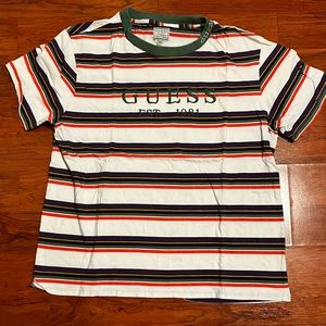 Large guess tee shirt we’ll kept and very nice styling